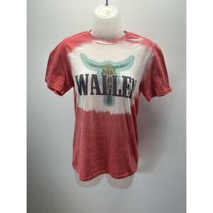 Morgan Wallen T Shirt Band Tee Country Rock Music Womens Small Bullhorns Merch.